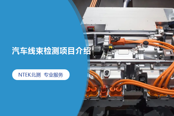 汽車線束檢測測試項目介紹